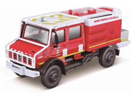 Vehículo BURAGO Bomberos Unimog 1:50 (Edad Mínima: ‍3)