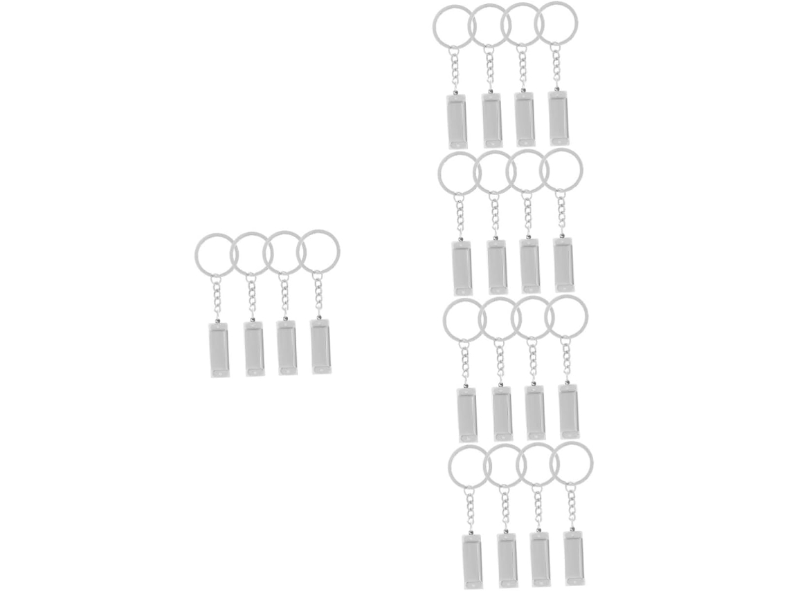 Juego De 5 Llaveros Metálicos Únicos Y Versátiles, Colgantes Para Llaves Para Decoración, 4 Piezas X 5