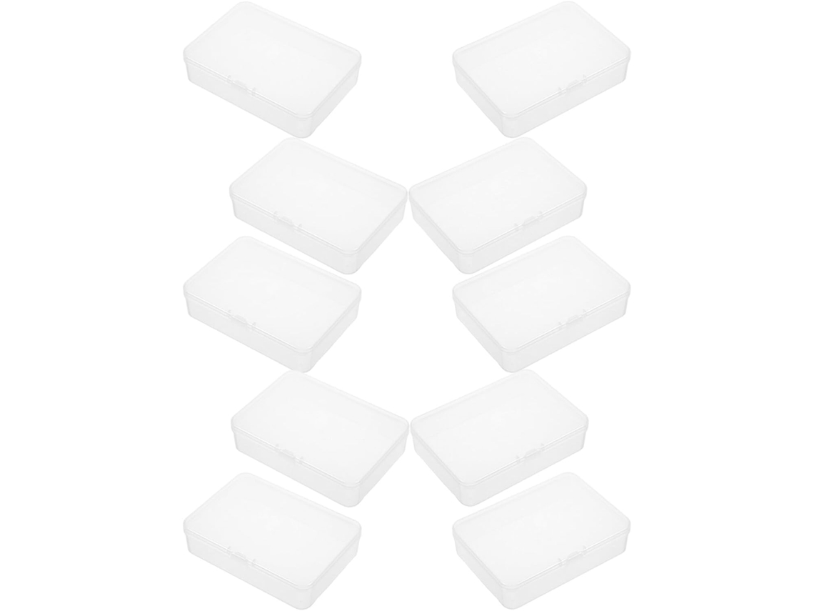 Juego De 10 Fundas Transparentes Para Cartas De Juego En Blanco Con Cierre Seguro.