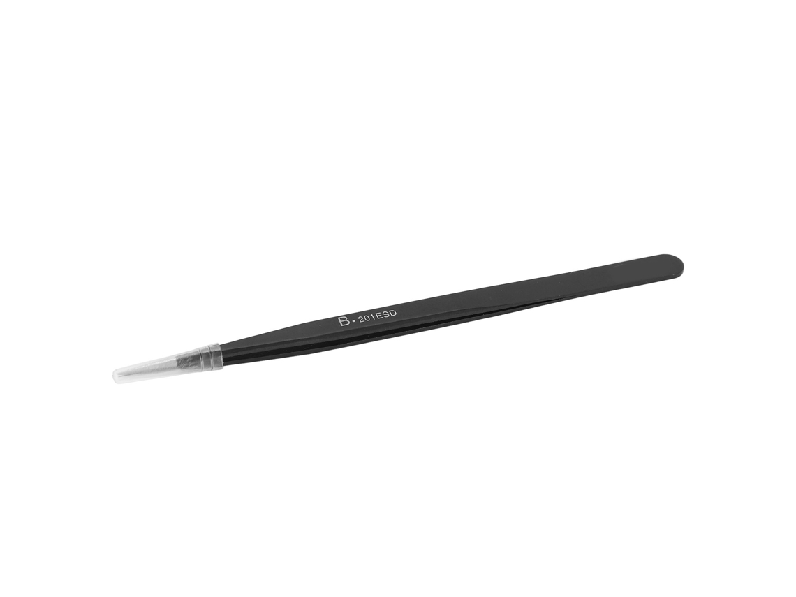 Pinzas Puntiagudas Bst-201esd De Acero Inoxidable Antiestático Y Resistente A Los Ácidos Para Uso De Precisión En Laboratorio.