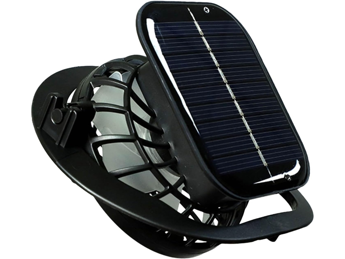 Ventilador Solar, Ventilador Eléctrico De Viaje Tipo Sombrero | Dispositivo