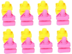 Conjunto De Brinquedo Com 32 Pares De Parafusos E Porcas, Jogo De Combinar Parafusos E Porcas