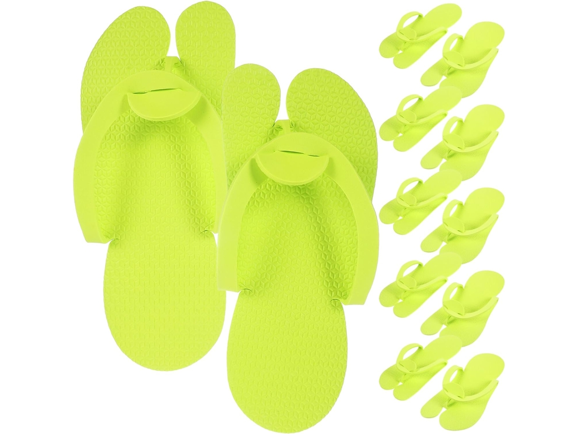 20paires Pantoufles Jetables Invités Para Salón Y Spa Sandales De Pédicure Hygiéniques Hommes Et...