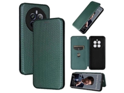 Funda Para Realme 12 Pro/realme 12 Pro Plus, Protección Total, Cuero De Fibra De Carbono, Tapa Magnética Con Tarjetero