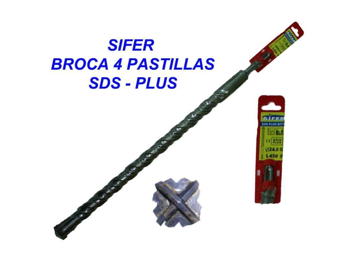 Sifer Broca 4 Pastillas Sds-plus 24x250