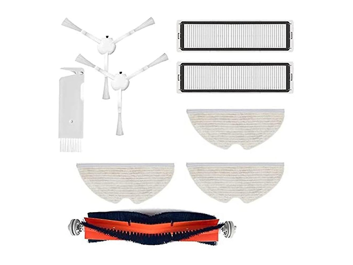 Se aplica al robot aspirador Xiaomi Dreame D9, cepillo principal, cepillo lateral, filtro HEPA, paño de fregona.