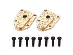 2 Tapas De Engranajes De Latón Dorado Para Eje Axial Delantero/trasero De 1/18" Utb18 Capra Rc
