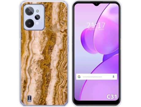 Carcasa para Realme C31 TUMUNDOSMARTPHONE Dibujos Mármol 10 Multicolor