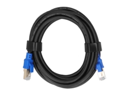 Cable Ethernet Cat8 De 40 Gbps Y 2000 Mhz Con Conector Rj45 Dorado De 3 M Para Redes, Routers Y Adaptadores.