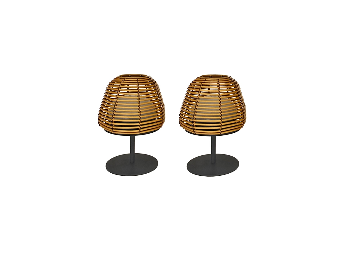 Juego de 2 lámparas de mesa H16CM TWINS LUMISKY
