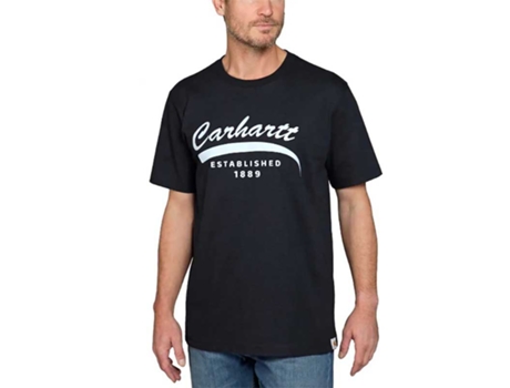 Camiseta Unisex CARHARTT Ajuste Relaxado Graphic Negro (L)