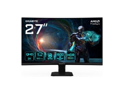 Monitor LED Gigabyte GS27QCA de 27 pulgadas, 2560 x 1440 píxeles, Quad HD, 180 Hz, color negro.