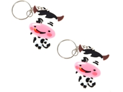 20 Forma Juguetes Niños Niñas, Llaveros Con De Vaca, Antiestrés Para Y Decorativos Prácticos.