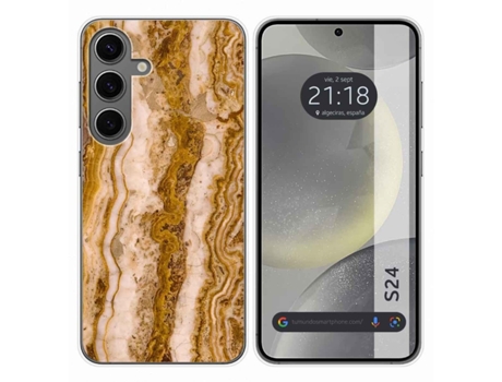 Funda Silicona para Samsung Galaxy S24 5G diseño Mármol 10 Dibujos TUMUNDOSMARTPHONE
