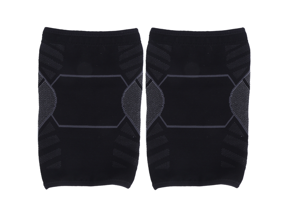 Jinwei - Rodilleras elásticas de nailon trenzado (2 unidades) para protección en deportes al aire libre, talla XL (para hombre y mujer)