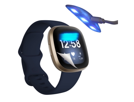 Kit 4 Protectores de Pantalla Hidrogel para Fitbit by Google Versa 3 Transparente