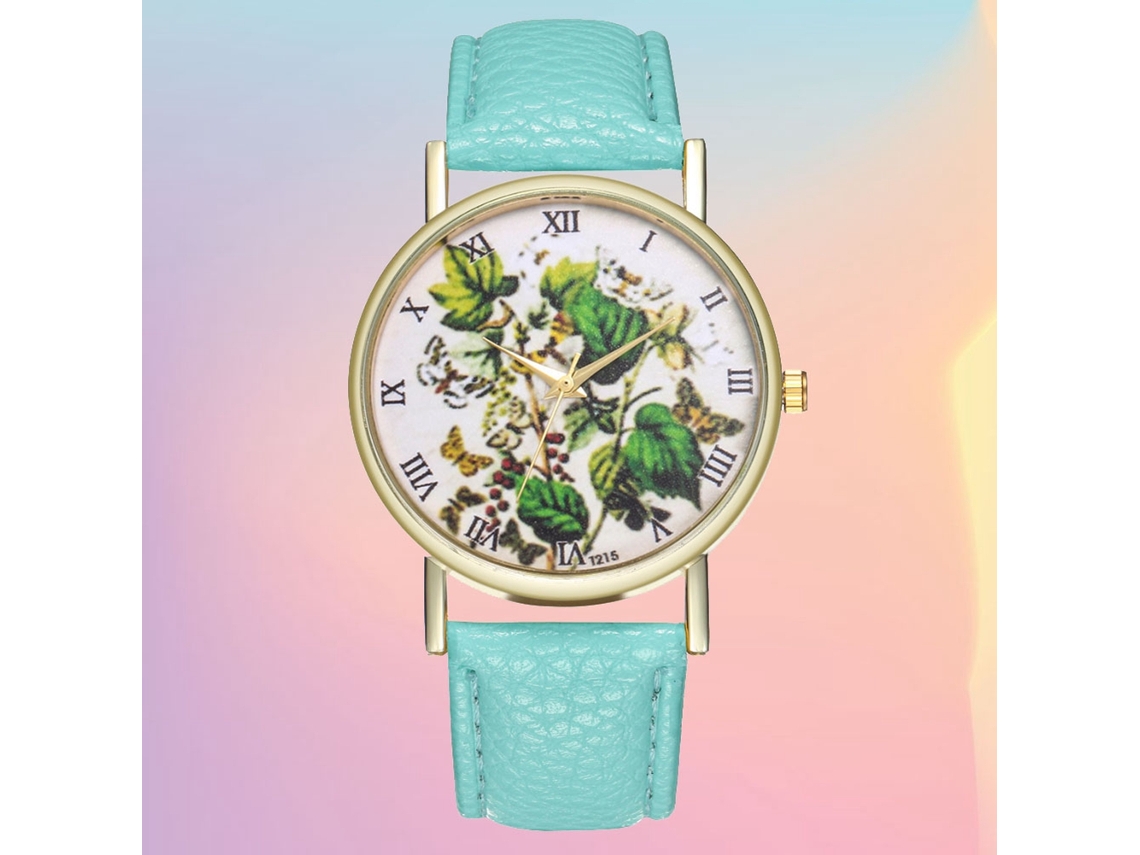 Reloj De Pulsera Analógico Redondo Y Cuadrado De Moda Con Movimiento De Cuarzo (en Perfecto Estado)