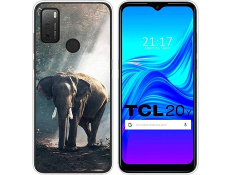 Carcasa TCL 20Y TUMUNDOSMARTPHONE Elefante Multicolor