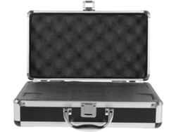 Estuche Rígido Para Micrófono Portátil Con Asa Integrada Y Espuma Interior Ajustable.