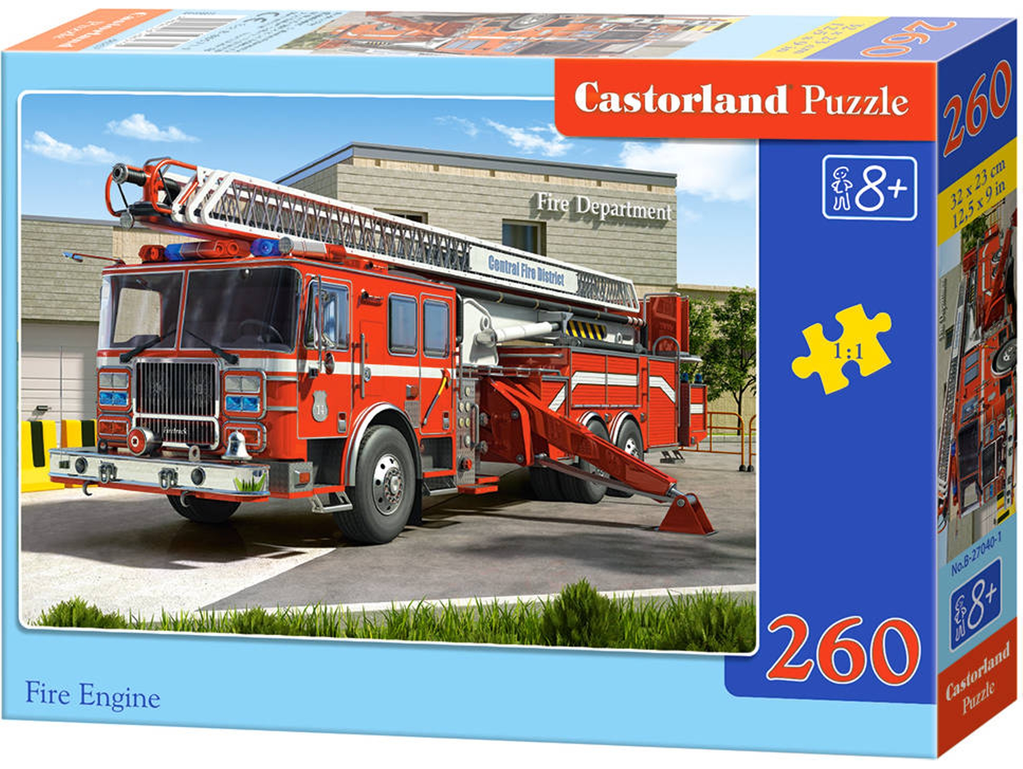 Puzzle CASTORLAND Fire Engine (260 Piezas)