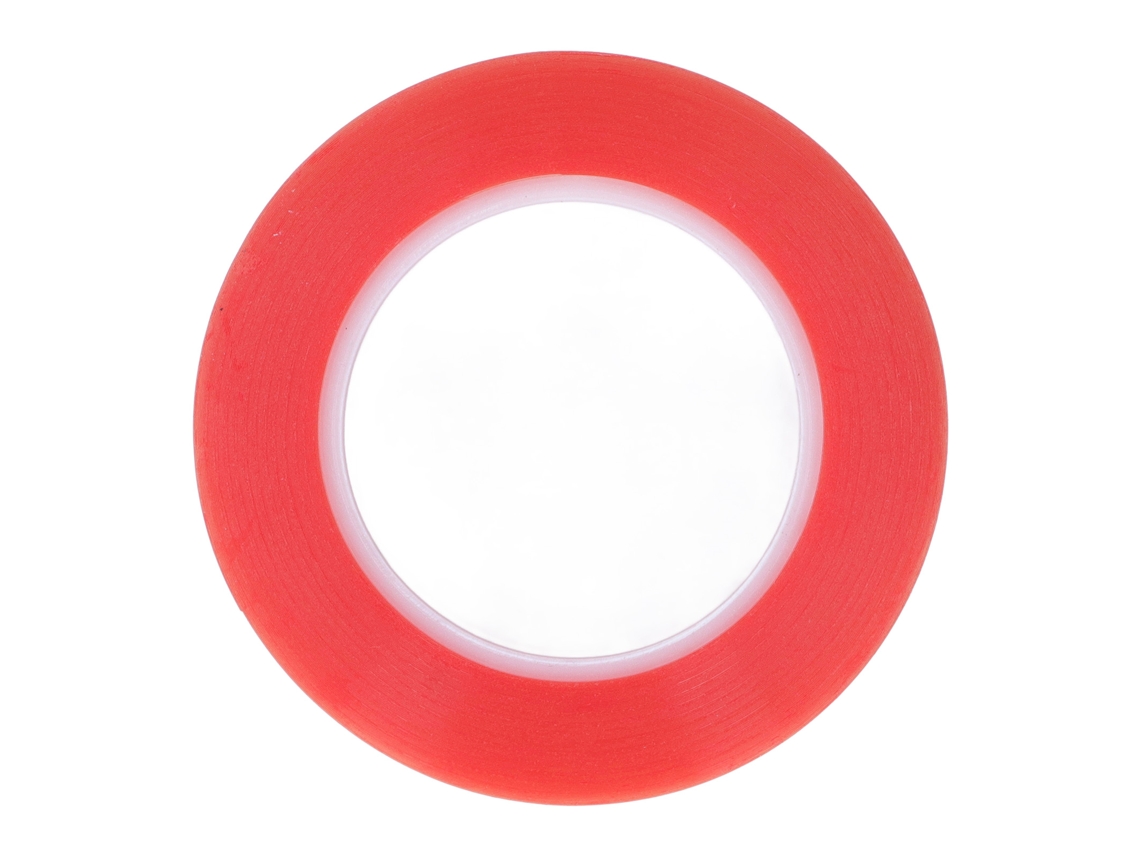 2026velora-cinta Anillo adhesivo impermeable de doble cara para mascotas para fijar objetos domésticos, rojo, 20 mm