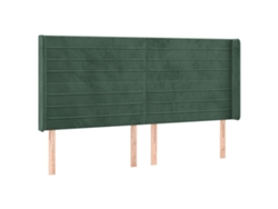 Cabecero VIDAXL Verde Terciopelo (163x16x118/128 cm)