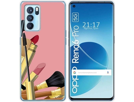 Carcasa Oppo Reno 6 Pro 5G TUMUNDOSMARTPHONE Brochas Multicolor
