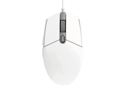 YIZHOOD G102 Colorido LED USB 8000 DPI Ratón para Juegos con Cable para PC/Mac/Laptop Blanco