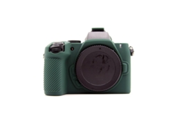 Capa Protetora De Silicone Com Superfície Lisa Para Câmera Nikon Z50ii Verde Escuro
