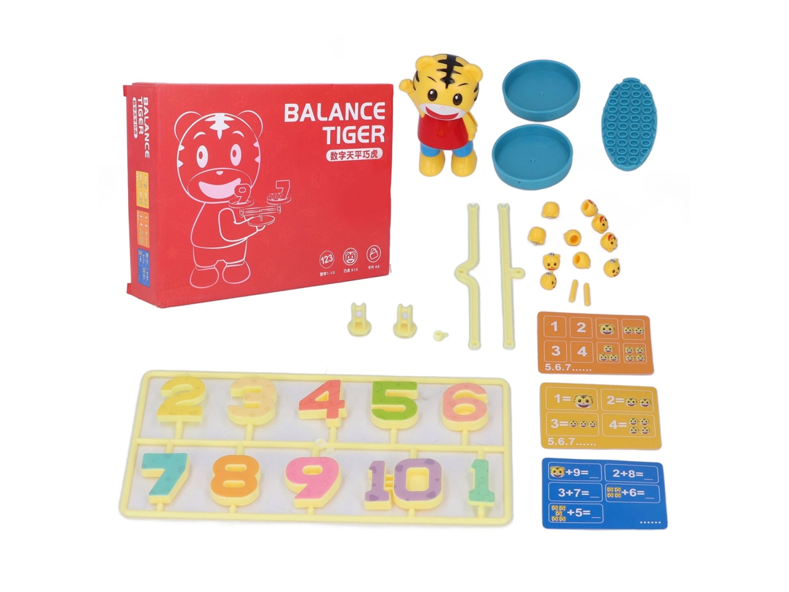 Ats-juego De Conteo Y Equilibrio Educativo Interactivo Con Tigre Juguetes Numéricos Para Niños Y Niñas