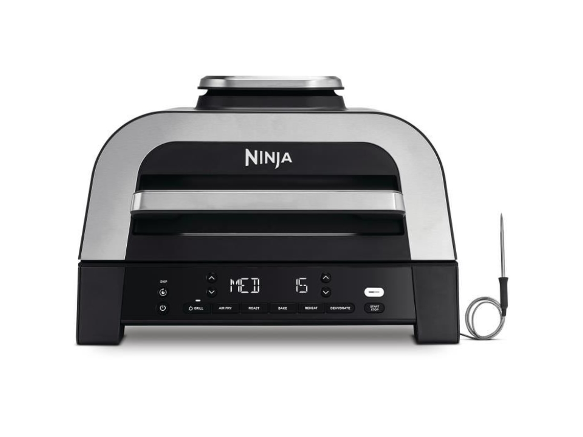 Parrilla y freidora Ninja Max 6 en 1 sin aceite Dg551eu 1760 W 6 modos de cocción Gris