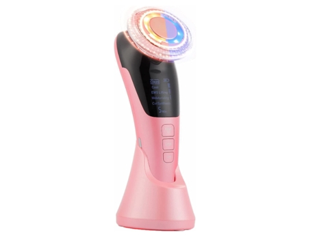 Masajeador facial, masajeador facial eléctrico para el cuidado de la piel, máquina de estiramiento facial, dispositivo de belleza EMS de alta CHRON...