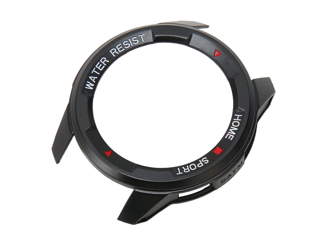 Reloj De Cuarzo Para Hombre Con Correa De Piel Sintética Y Bisel Dorado De Tres Esferas (blanco)