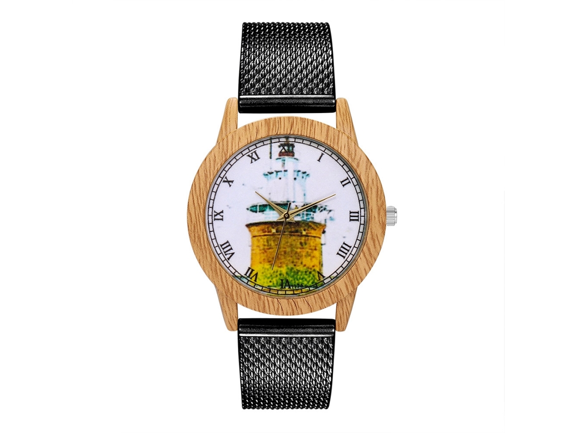 Reloj De Pulsera Moderno Con Correa De Silicona Para Hombre Y Mujer T176-f (negro)