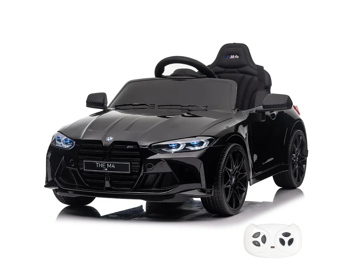 Vehículo Eléctrico Para Niños - Bmw M4 Competition 12v - 1 A 5 Años - Negro