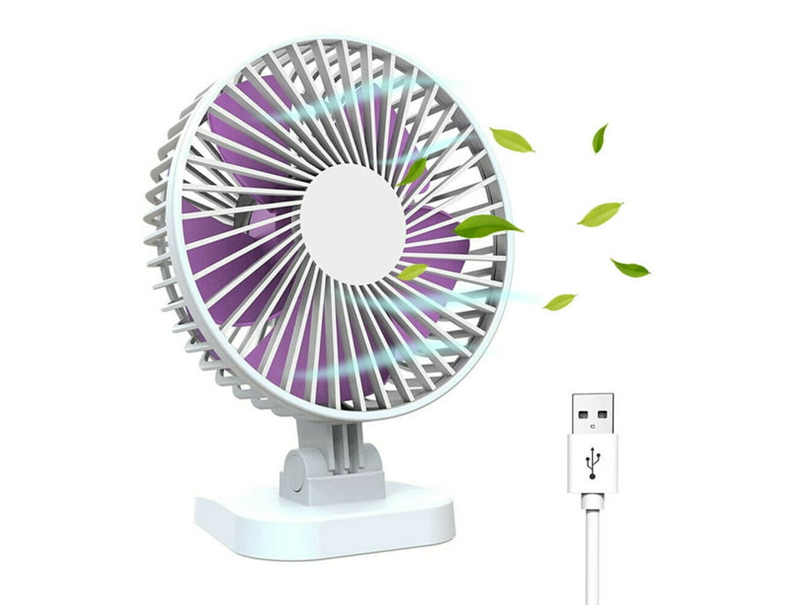 Ventilador Portátil KARMADALE Small Desk 40° Blanco