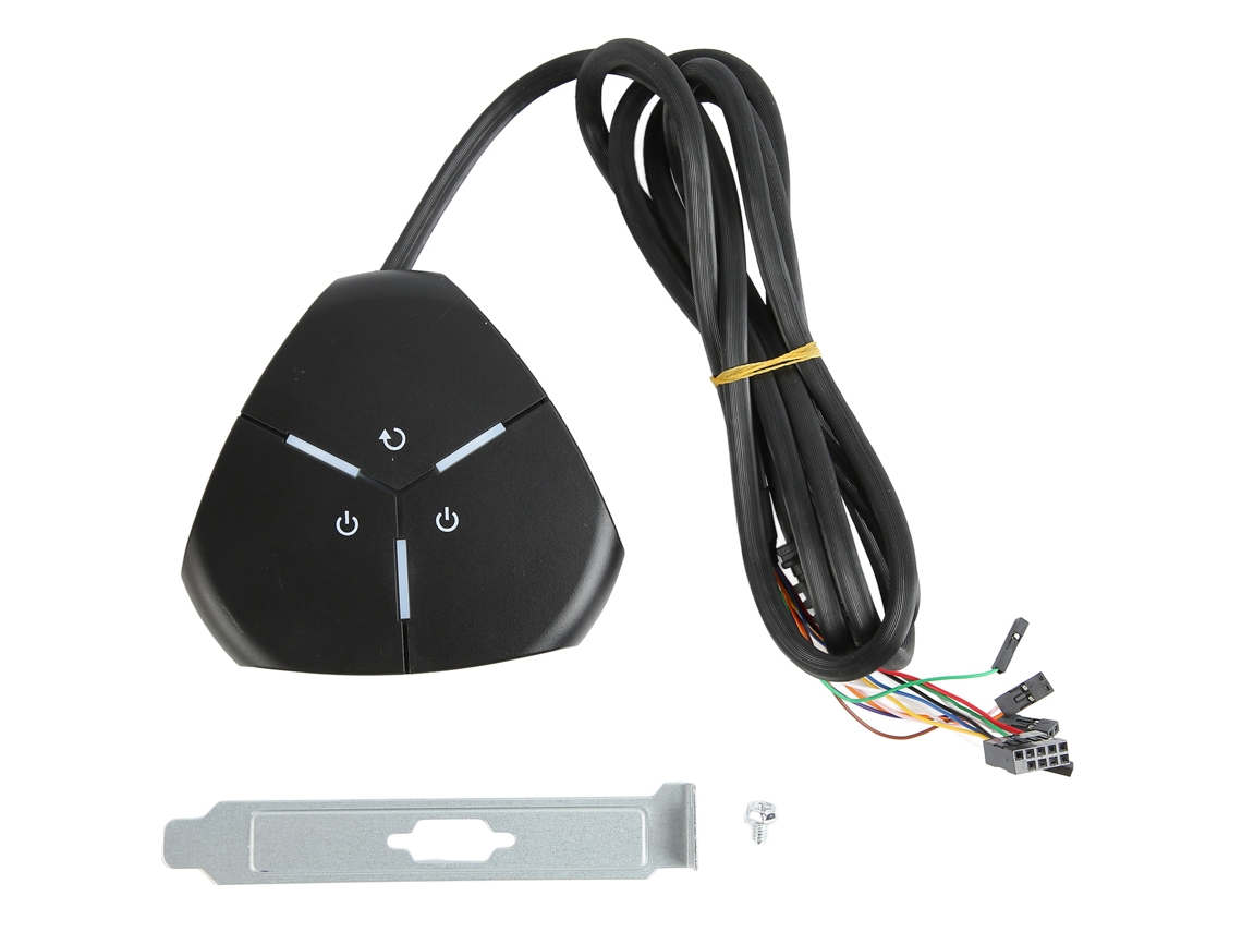 Vlrla-2026novobotón De Encendido De Pc De Escritorio 2 Usb