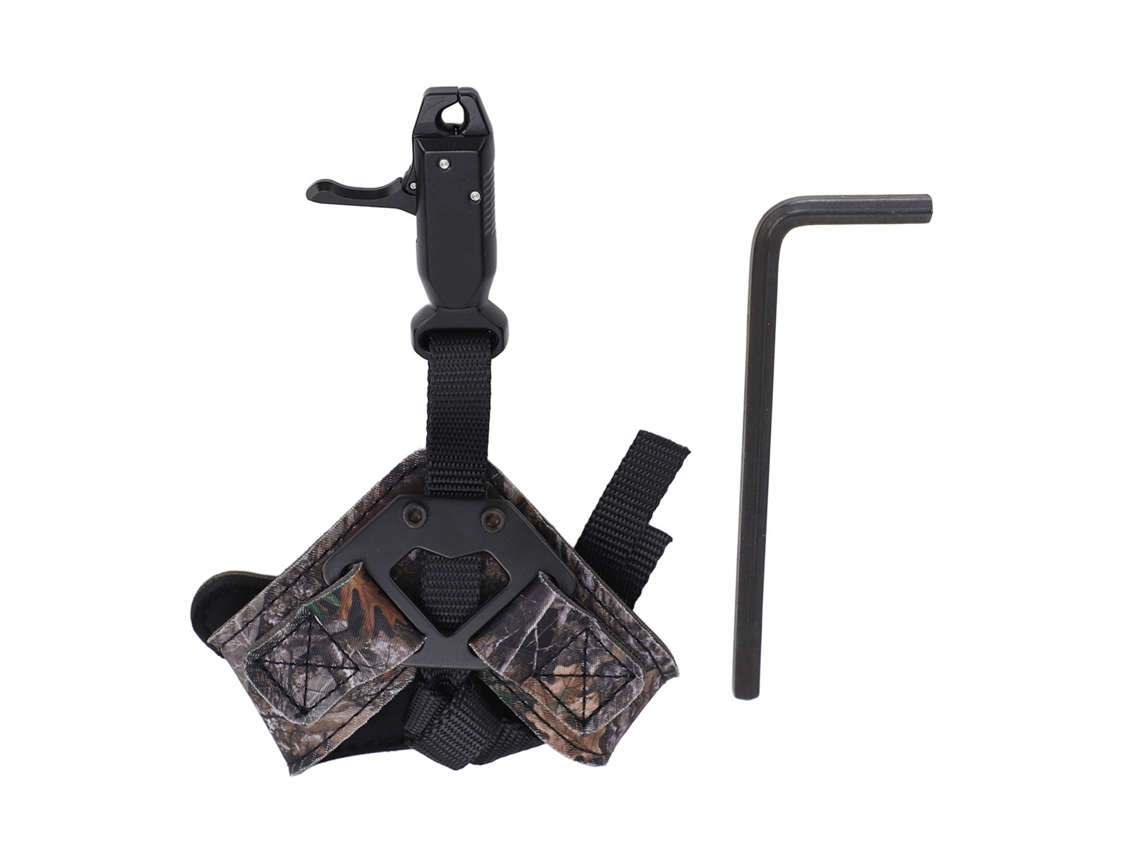 Jinwei-dispositivo De Liberación De Arco Compuesto Para Arquería Adjustable Con Muñequera Flexible Para Principiantes Y Profesionales Camuflaje