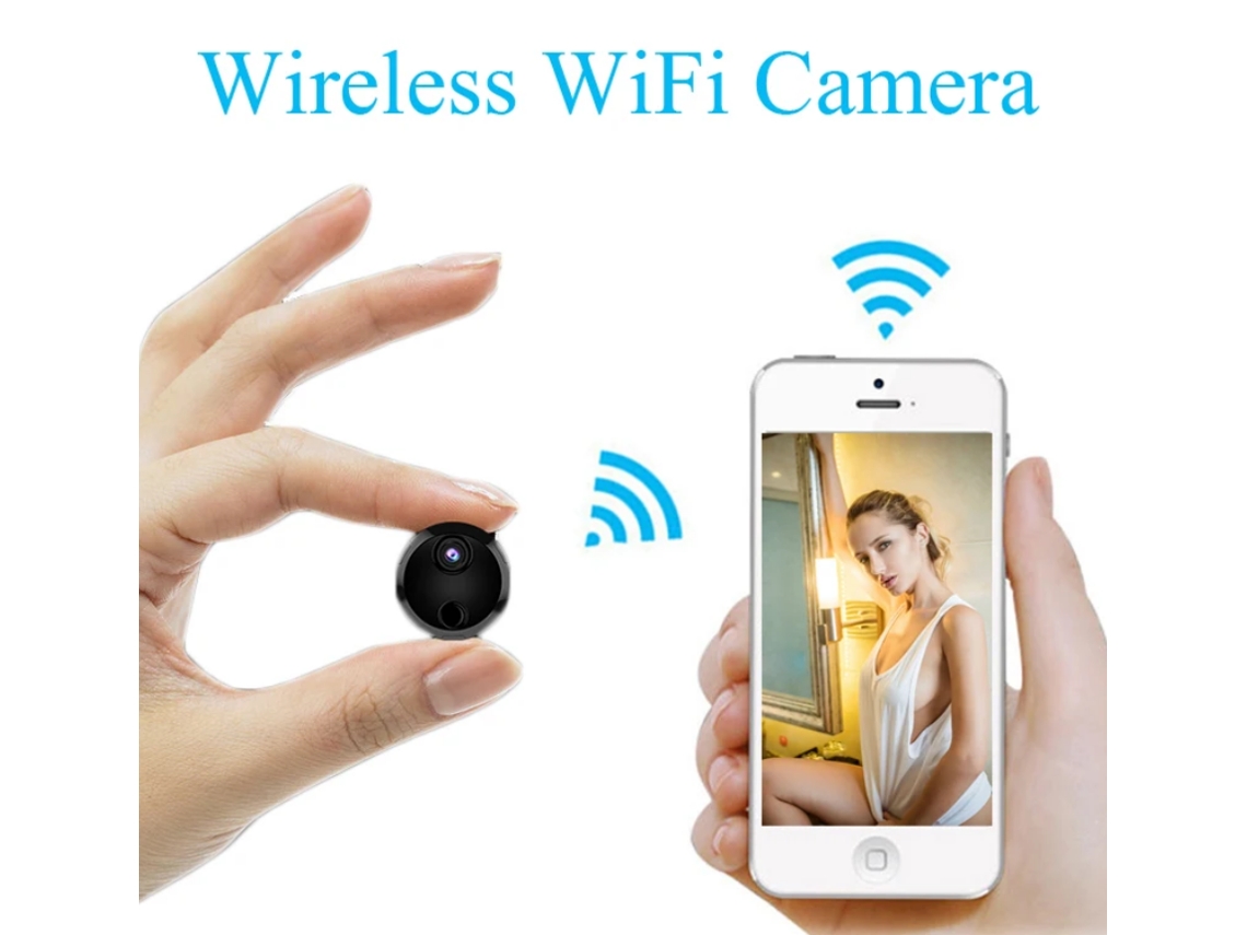 Mini cámara inalámbrica WiFi 1080P Cámara de seguridad para el hogar Vigilancia Visión nocturna por infrarrojos Detección de movimiento Monitor dIKIKSO
