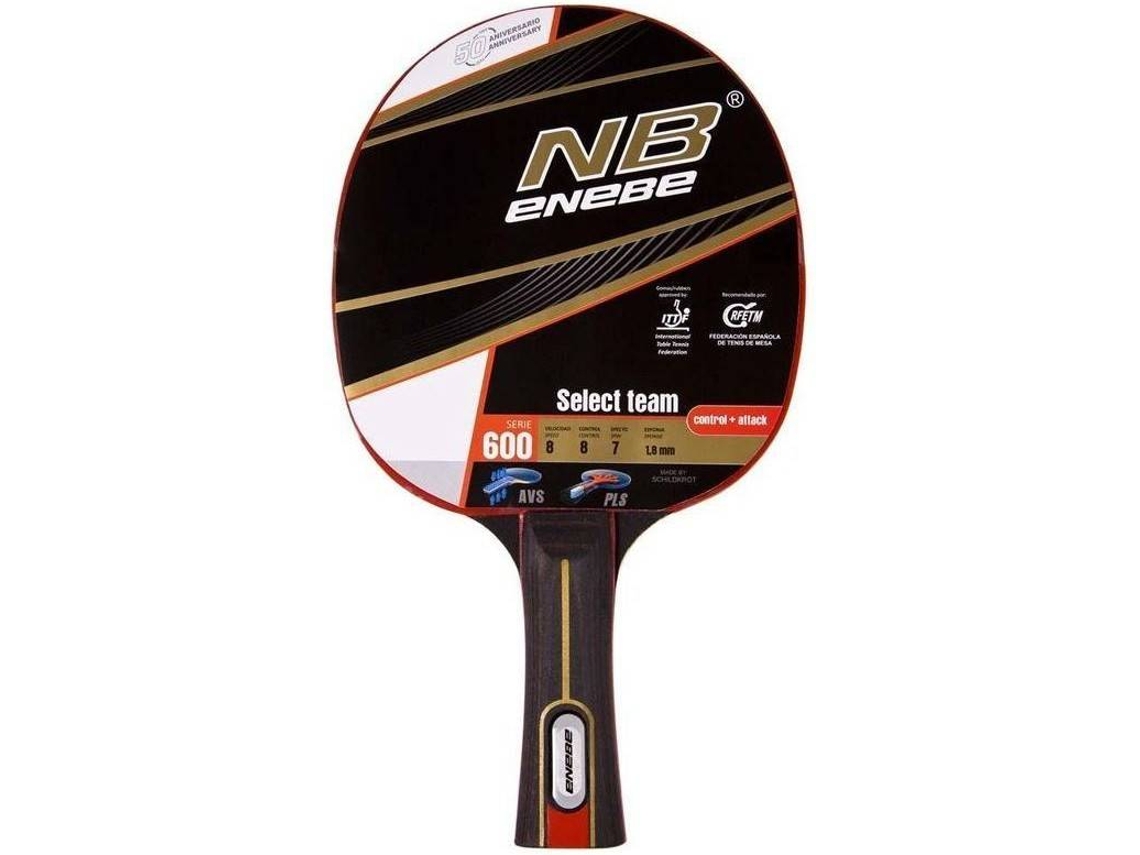 Raqueta de Tenis de Mesa ENEBE Serie 600 (0.2x0.1x0.02mm - Rojo)