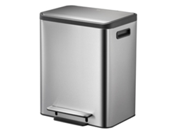 Cubo de basura EKO Plateado Acero inoxidable (40.4x32.1x49.2 cm)