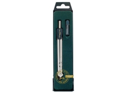 Faber-Castell 174601 Compás Negro Plata FABER CASTELL