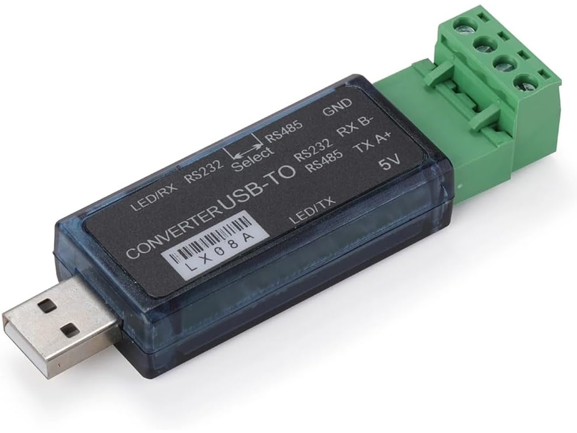 Convertidor Usb A Rs232 485 Lx08a Con Función De Transmisión Transparente, 500 M