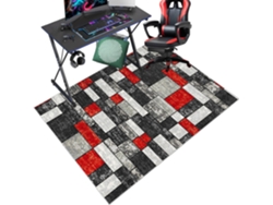 Tapete Cadeira Escritório Gamer Protetor Piso 70 X 100 Cm Madeira Laminado
