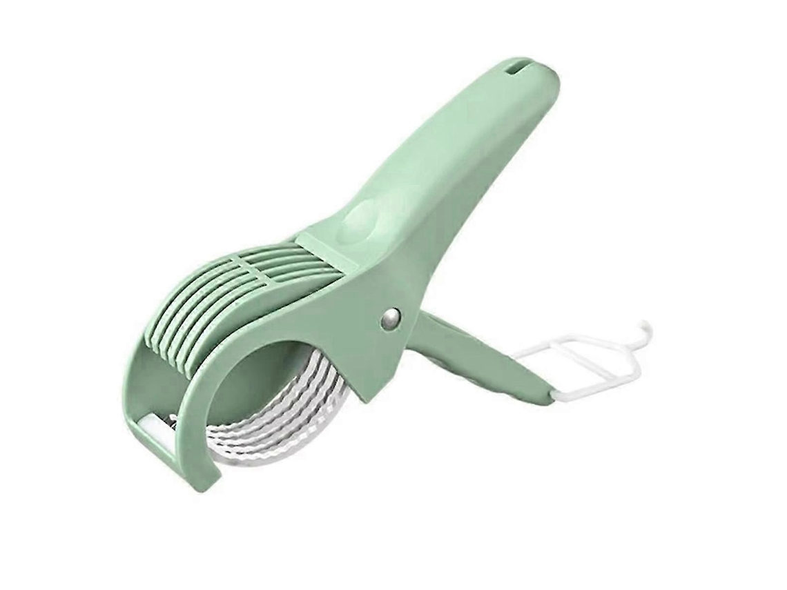 Cortador de ensalada portátil - Rebanador manual de frutas y verduras, utensilio de cocina para picar fácilmente, P