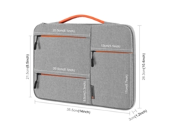 Funda para portátil Yhl de 13/14/15 pulgadas con protección de cuatro capas, resistente al agua, compatible con Macbook Air/Pro, Dell y Lenovo.