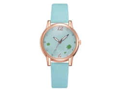 Reloj De Pulsera De Moda Para Mujer Con Esfera Analógica Redonda Y Movimiento De Cuarzo (menta)