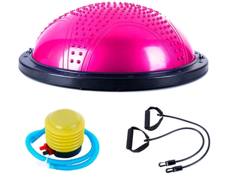 Pelota FITNESS TECH Bosu de Ioga Rosa