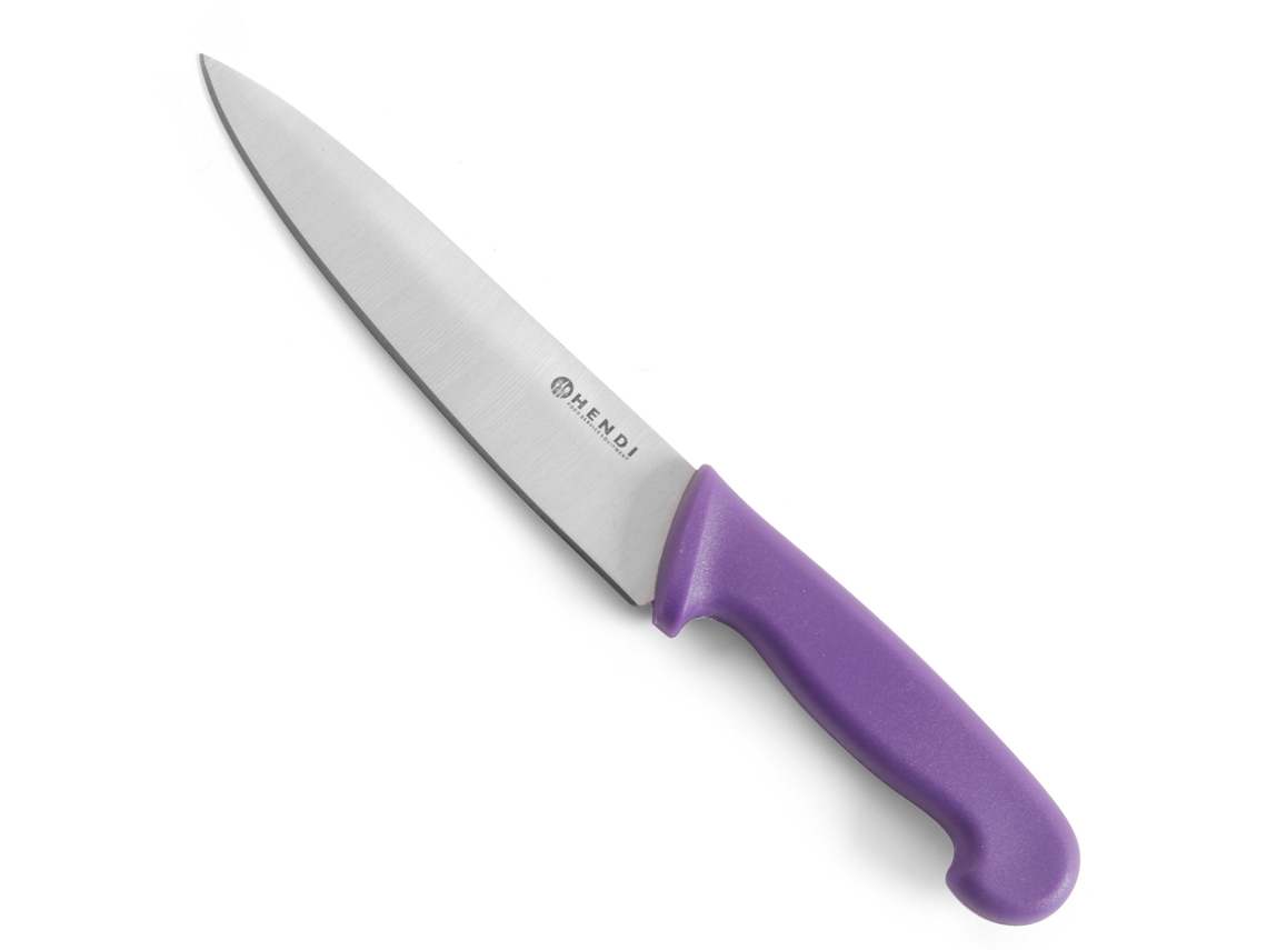 Nóż Kuchenny Dla Alergików Haccp Fioletowy Dł. 320mm HENDI 842676