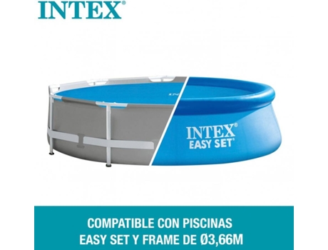 Cobertor solar INTEX piscinas Easy Set/Metal Frame Ø366 cm 
